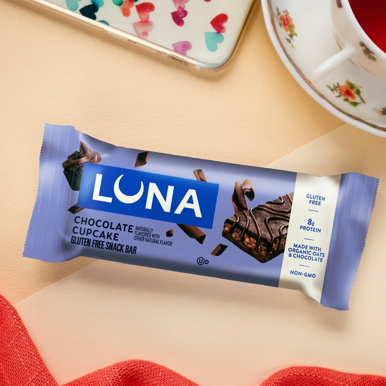 LUNA Chocolate Cupcake Flavor Snack Bars, 15 Count - Walmart.com