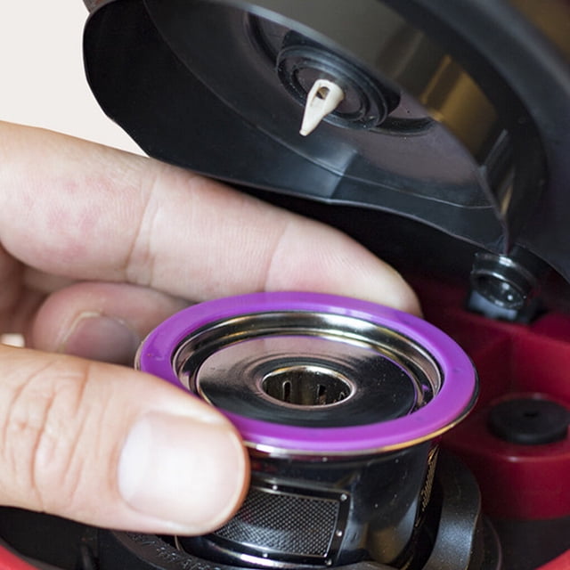 Filtre à Café Réutilisable en Acier Inoxydable Capsules Rechargeables Passoire en Maille pour Dosettes Remplacement pour Cafetière Keurig