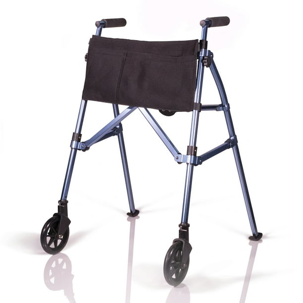 Stander EZ FoldNGo Walker, Lightweight Folding 2 Wheel Walker, Height
