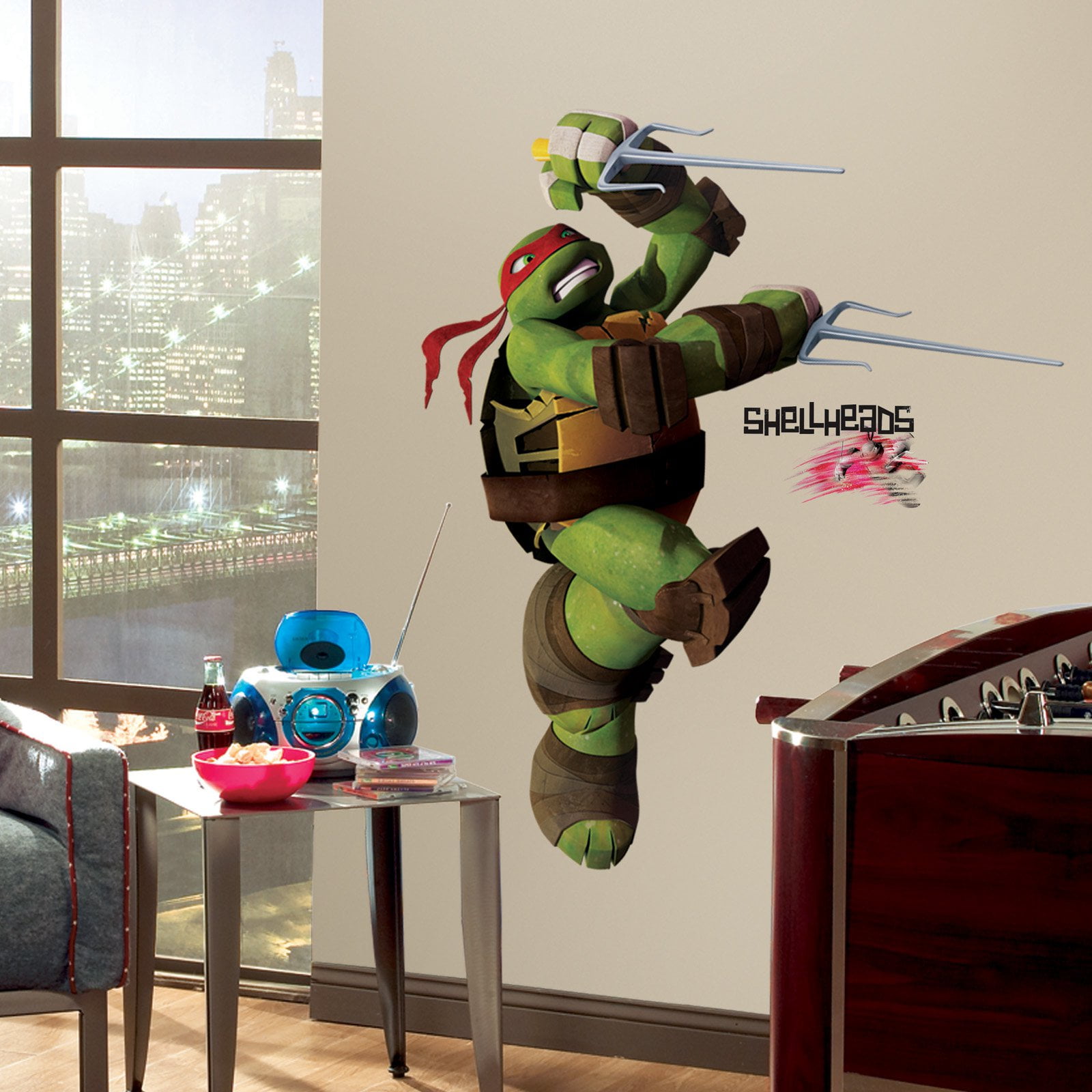 Teenage Mutant Ninja Turtles Ralph L And Stick Giant Wall Decals