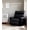 Black, variant on Acekid Oversized Recliner Chair - PU Leather Manual Recliner for Adults, Lazy Chair with 1.5X Sponge Comfort Arm and Back for Living Room, Bedroom