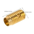 thumbnail image 2 of USHOBE Saxophone Accessories 6Pcs Precision Adjustment Golden Metal Screws for Instrument Repair, 2 of 7
