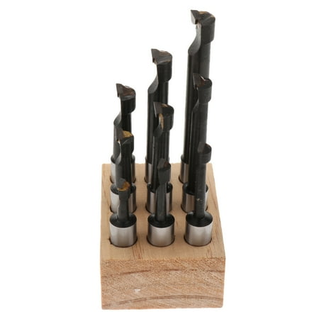 

9Pcs 12mm Carbide Tip Boring Bar Set For Boring Head Lathe Tool Carbide Tipped Bars Lathe Tool