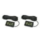 thumbnail image 2 of Methold Termómetro digital con sonda temperatura humedad LCD impermeable 5V 12V bebé baño incubadora indicador para interior negro Negro 2piezas, 2 of 6
