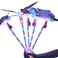 thumbnail image 1 of Coofit Kids Magic Wand Butterfly 5PCS Glowing Fairy Wand Princess Wand with LED Lights, 1 of 10