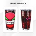 thumbnail image 3 of Saiise Geometry Dash Print Tumbler 20 Oz Stainless Steel Vacuum Insulated with Straw Coffee Cup for Home,Office,Outdoor Works Great for Ice Drinks and Hot Beverage, 3 of 8