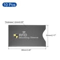 thumbnail image 2 of Funda Protectora NFC Uxcell Fundas para Tarjetas de Crédito con Bloqueo RFID, Negro 10Pack, 2 of 5