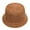 Coffee, variant on Casual Winter Soft Plush Corduroy Sun Cap Panama Hat Fisherman Cap Bucket Hat BEIGE