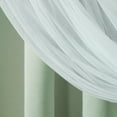 thumbnail image 6 of TOWN & COUNTRY LUXE Talia Double Layer Indoor Curtains, Sheer and Room Darkening Blackout, Grommet Top, Energy Efficient, 2-Pack Set, 52"x108", Mint Green, 6 of 11