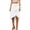 White, variant on Skirts for Women Elegant High Waist Skirt with Asymmetric Hemline Flowy Layered Design Soft Casual Womens Midi Skirt Beige L