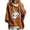 Coffee, variant on Women Short Sleeve Cute Ghost Pumpkin Graphic Hoodie with Drawstring Casual Halloween Party Pullover Top