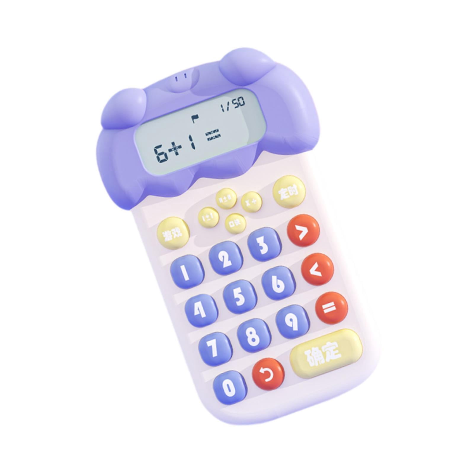 LeeQinersw Dinosaur Calculator Office Desktop Calculator Teaching Aids Intelligent Learning Blue