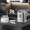 thumbnail image 3 of Costway Nugget Countertop Ice Maker with Soft Chewable Pellet Ice  Ready in 6 Mins Silver, 3 of 10