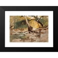 thumbnail image 2 of Lockwood de Forest 24x18 Black Modern Framed Museum Art Print Titled - Mission Canyon, Santa Barbara (1911), 2 of 5