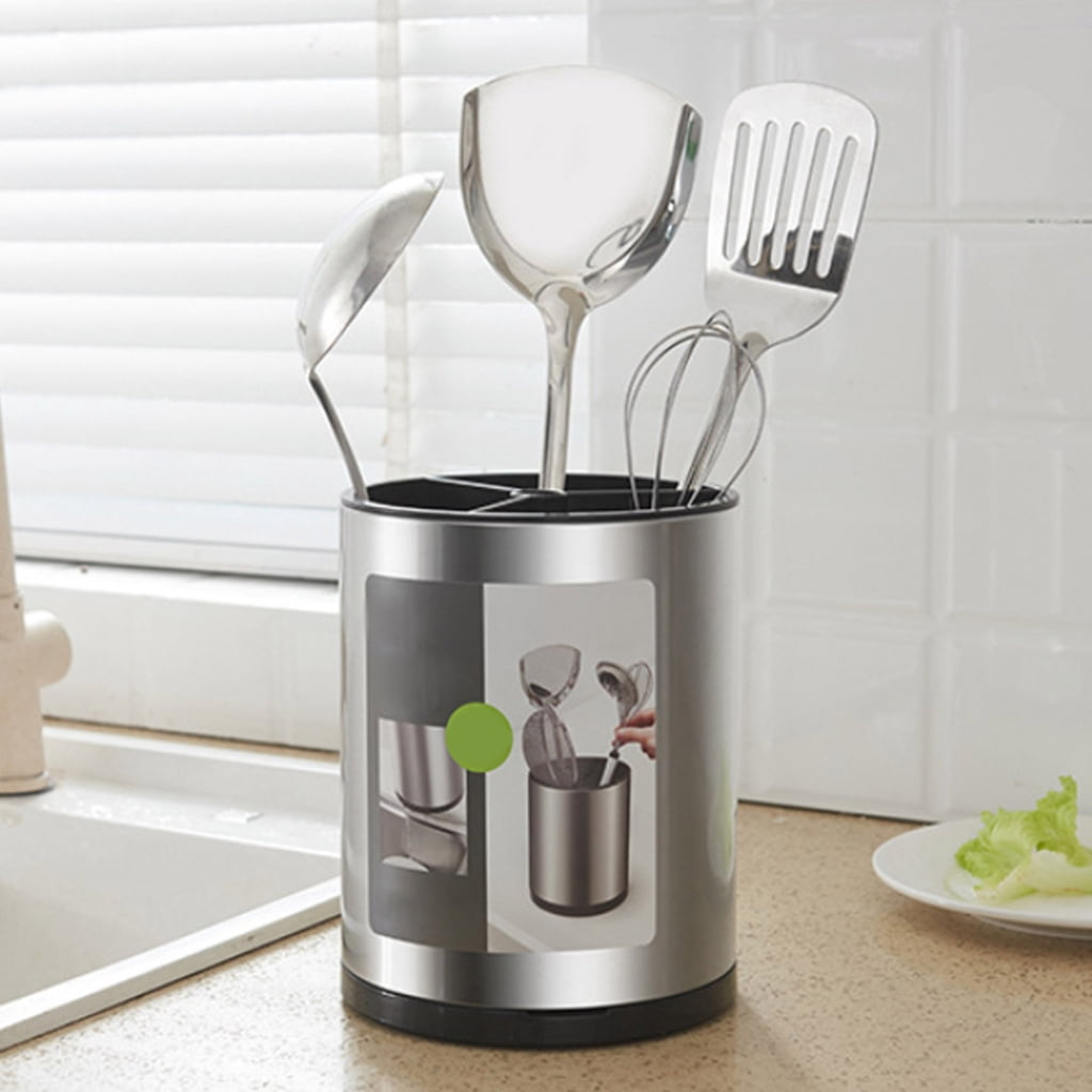 Kitchen Cutlery Organizer Knife Stand Utensil Holder for Countertop Flatware