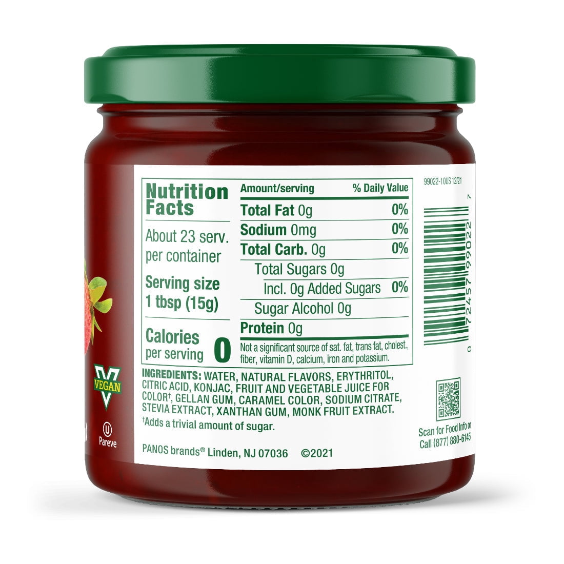 Walden Farms Calorie Free Fruit Jam & Jellies Flavors: Strawberry, Pack: Case of 6