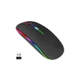thumbnail image 2 of Mouse Inalámbrico USB MORGB-14 RGB Color Negro, 2 of 5