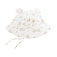thumbnail image 5 of WQNVRNR Toddler Baby Sun Hat- Wide Brim Adjustable UPF 50+ Sun Protection Bucket Hat Beach Hats White Size 2 Years, 5 of 9