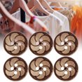 thumbnail image 1 of Button 14-15mm 100pcs/bag 4-Holes Round Buttons Sew Tools Accessories Handmade  Crafts DIY Wooden Button, 1 of 8