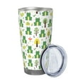 thumbnail image 2 of KLL Funny Toad Print 40oz Stainless Steel Insulated Car Cup with Spillproof Lid - Keep Your Drink Hot or Cold on the Go-Straw Three-piece Set, 2 of 8