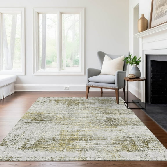 Addison Rugs Chantille Indoor/Outdoor Transitional Modern Pearl Washable Rectangle Rug, 8' x 10'