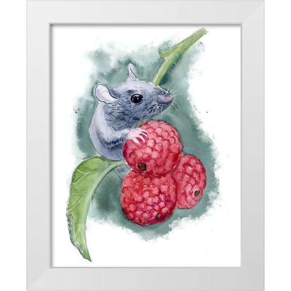 Shefranov, Olga 12x14 White Modern Wood Framed Museum Art Print Titled - Mouse