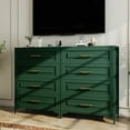 thumbnail image 4 of Foreate 4-Tier Steel Dresser for Bedroom | 43in Green Metal Storage Cabinet (420lbs Capacity) | Easy Assembly | Modern Green Dresser for Bedroom, Office & Nursery, 4 of 10