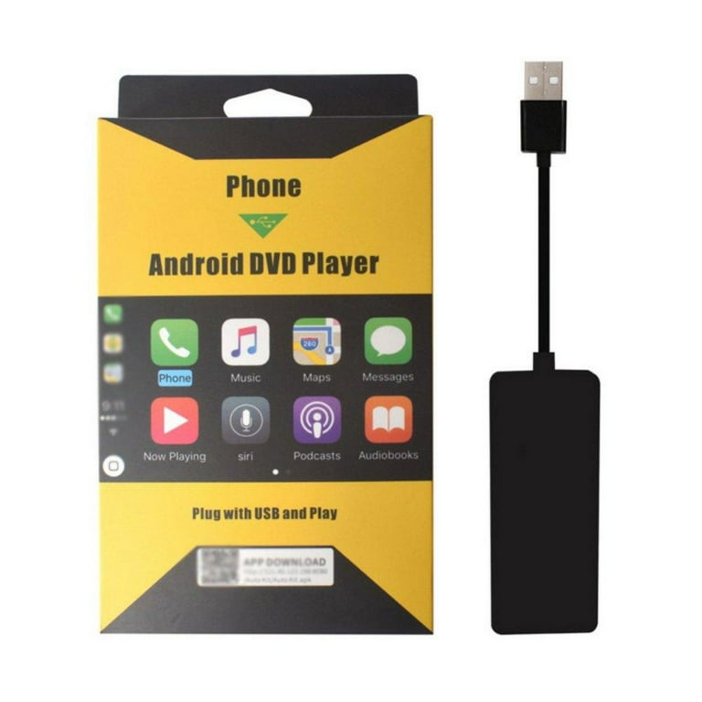 Carplay Dongle Wireless, Android Car Radio apk Installed on car get Screen  Carplay Support for iOS Phone/Android Systems USB Adapter Auto Smartphone