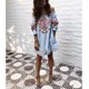 thumbnail image 1 of Vestido de verano para mujer, fiesta de noche, cóctel, estampado floral, vestido largo de playa de verano METRO Baoblaze Vestido para mujer, 1 of 8