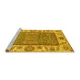 thumbnail image 2 of Ahgly Company Machine Washable Indoor Rectangle Oriental Yellow Traditional Area Rugs, 5' x 7', 2 of 4
