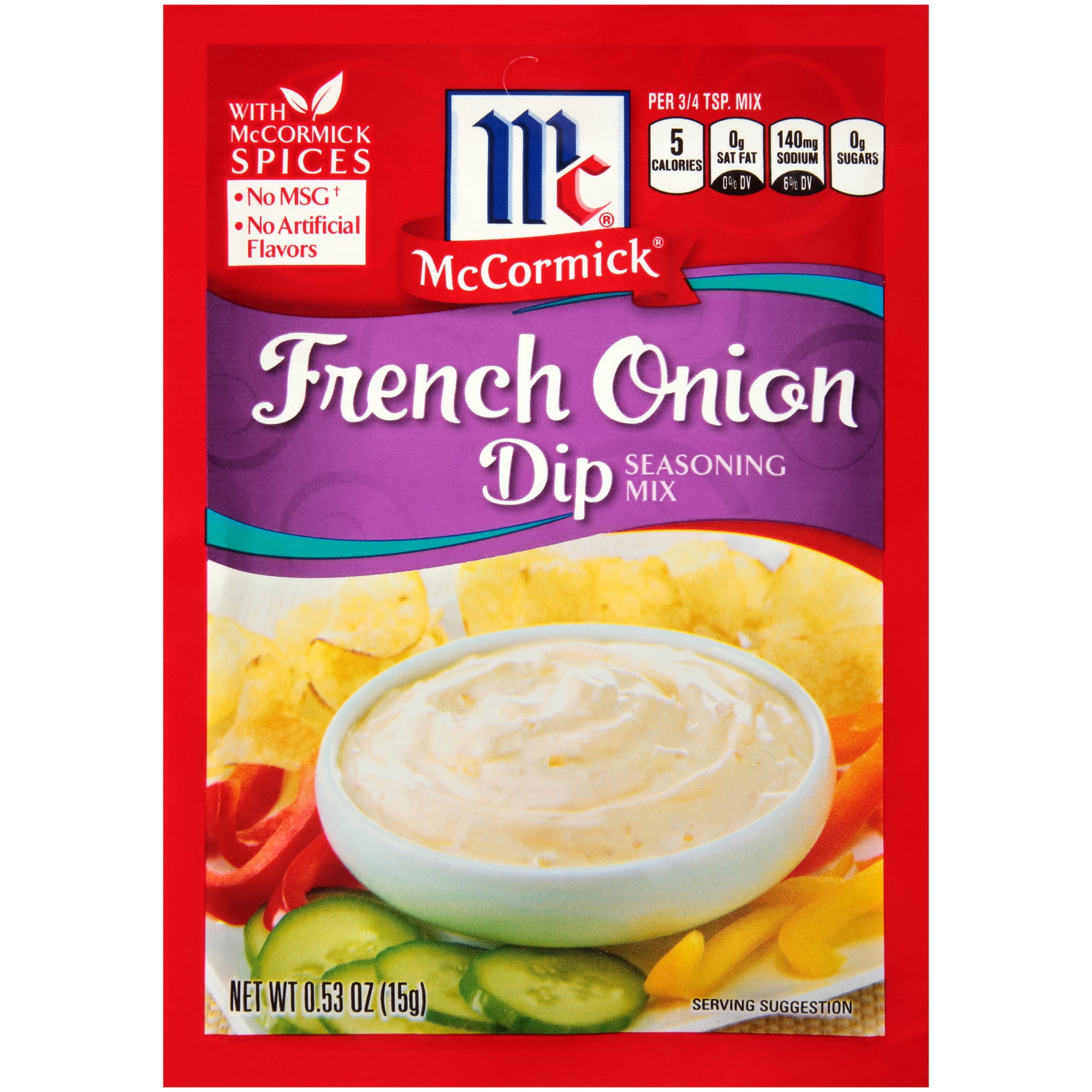 McCormick French Onion Dip Seasoning Mix, 0.53 oz
