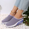 thumbnail image 2 of Ladies Summer Backless Sneakers Mesh Slip-on Mule Shoes Breathable Slippers, 2 of 8