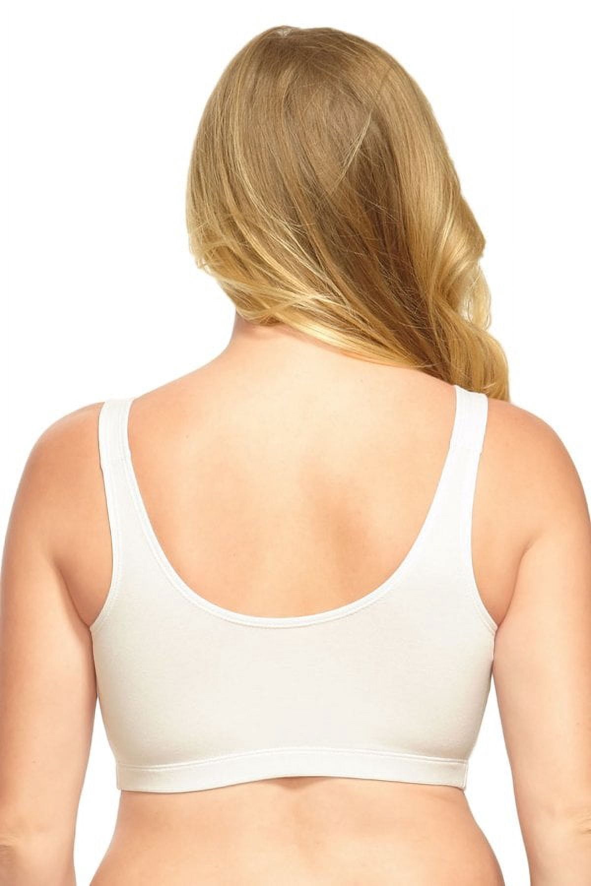 Women's QT 5001 Cotton Front Hook Pocket Bra (Nude 36)