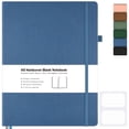thumbnail image 1 of Cuaderno MALEDEN A5, 14 x 22 cm, tapa dura, papel grueso azul marino, 1 of 6