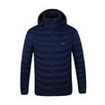 thumbnail image 3 of Chaqueta térmica eléctrica de capa suave para invierno, ideal para acampar al aire libre en invierno. Azul, 3 of 9