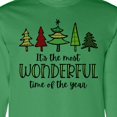 thumbnail image 4 of Inktastic It's the Most Wonderful Time of the Year Fun Christmas Trees Long Sleeve T-Shirt, 4 of 5