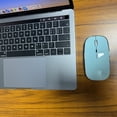 thumbnail image 4 of Ratón Bluetooth inalámbrico recargable para iPad pro iPad Air Mac MacBook Pro MacBook Air portátil Chromebook Windows HP DELL (azul), 4 of 7