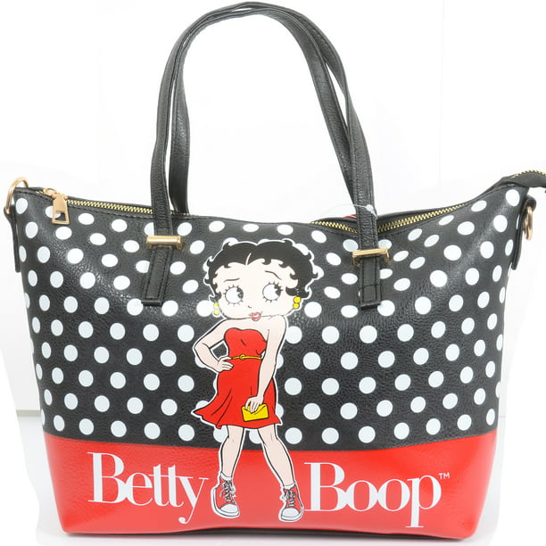 Betty Boop Hi-tops & Dress Vegan Leather Crossbody Handbag Purse -  