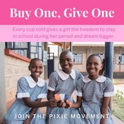 Pixie Menstrual Cup - No Metals or Toxins - 100% Medical-Grade Silicone - Ranked 1 for The Most Soft Reusable Period Cup - Wear 12 Hours - Tampon Alternative - Buy One We Give One (Small)