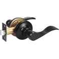 thumbnail image 1 of Passage Door Lock Lever Handle for Hallway and Closet Keyless Satin Nickel Interior Door Locksets, 1 of 7