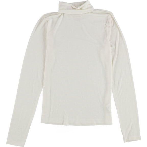 Lucky Brand Womens Mock Neck Layering Top Basic T-Shirt, Beige, Medium