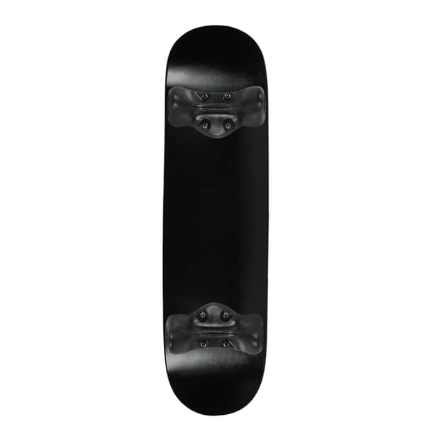 Softrucks Skateboard Indoor Practice Complet 7,75" Noir Camions, Plongé Noir