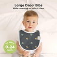 thumbnail image 2 of Baberos orgánicos para bebés KeaBabies, absorbentes suaves, de 0 a 24 meses, paquete de 8, 2 of 9