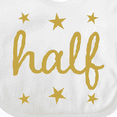 thumbnail image 4 of Inktastic Half Birthday 1/2 Photo Boys or Girls Baby Bib, 4 of 4