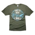 thumbnail image 5 of This Is how I roll Shirt Funny Airplane Plane Shirts Pilot Gifts Pilot Birthday Tee Shirt (Medium Grey), 5 of 6