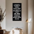thumbnail image 3 of Elephant Stock Austin Bus Roll Wall Art - Inspirational And Typography Canvas Canvas - 30" x 60", 3 of 8