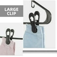 thumbnail image 3 of GOOHOCHY 30 Pcs Black Plastic Clothespins for Hanging Clothes Quilts and Sheets WindProof Clips, 3 of 8