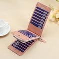 thumbnail image 5 of Money Clip Wallet - Womens Wallets Slim Multi-card Slot Card Holder with Zipper (Muti-color), 5 of 7