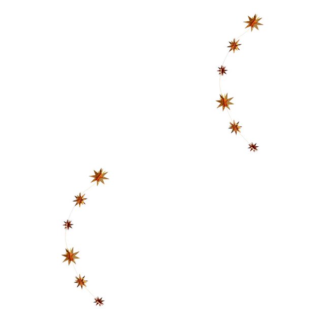 QualitChoice 1 Set Star Decorations Household Interesting Exquisite Stars Pendant Party Supply Craft Decoration Decor Props for Layout Golden 2Set