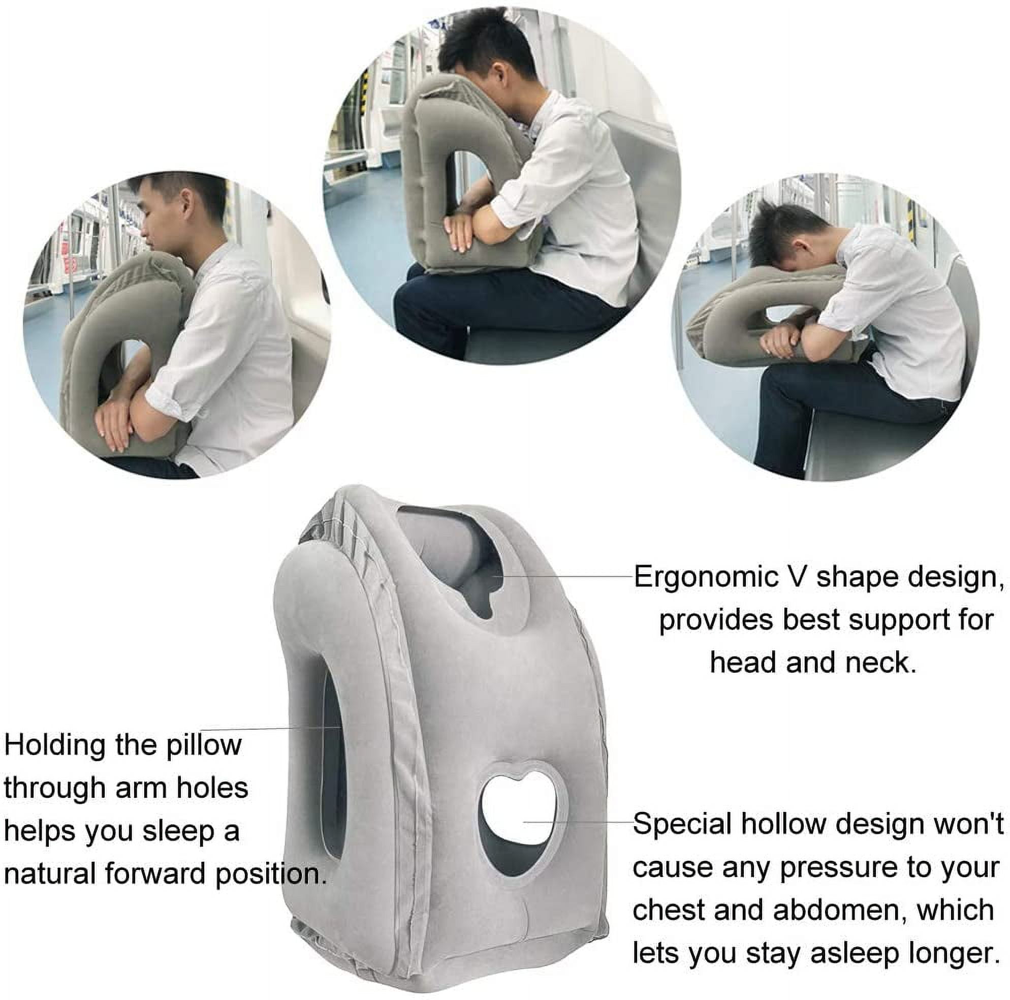 Smarttravel Inflatable Travel Lumbar Pillow for Airplane Portable